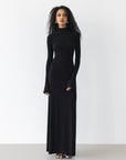 The stunning! “black calla" dress