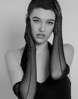 Tulle gloves "ADORE" 50cm