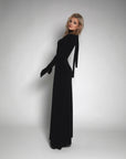 The stunning! “black calla" dress