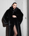 MAXI FUR coat "panther"