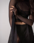 Tulle BOW top