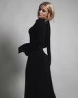 The stunning!  “black calla" dress