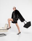 short fur coat "PANTHER"