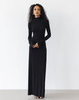 The stunning!  “black calla" dress