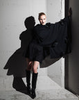 Poncho "black POPPY"