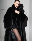 MAXI FUR coat "panther"