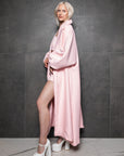 pink monema coat