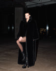 MAXI FUR coat "panther"
