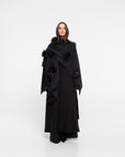 Poncho "black POPPY"