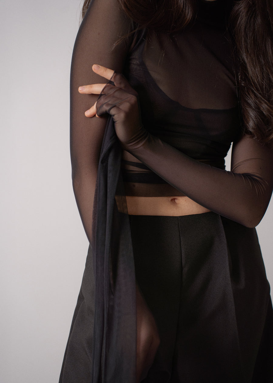 Tulle BOW top