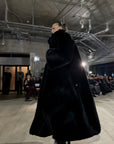 MAXI FUR coat "panther"