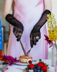 Tulle gloves "adore" 30cm