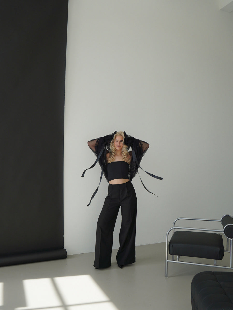 NEW ⎯Tulle cardigan