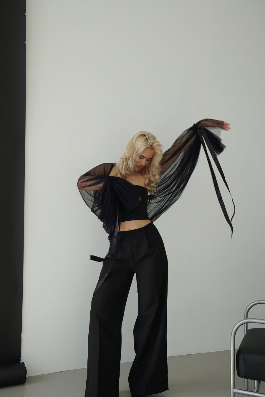 NEW ⎯Tulle cardigan