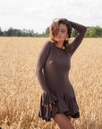 Coral dress