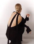 open back "black calla" dress!!!