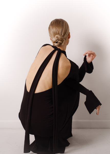 Backless Calla Dress - Handmade in Latvia | Studio MX Design